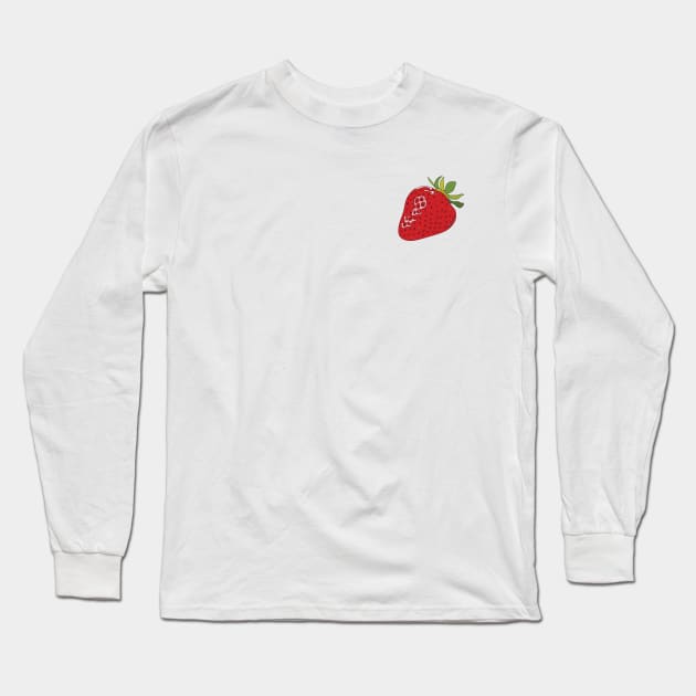 Cute Strawberry vintage 90s Long Sleeve T-Shirt by Window House
